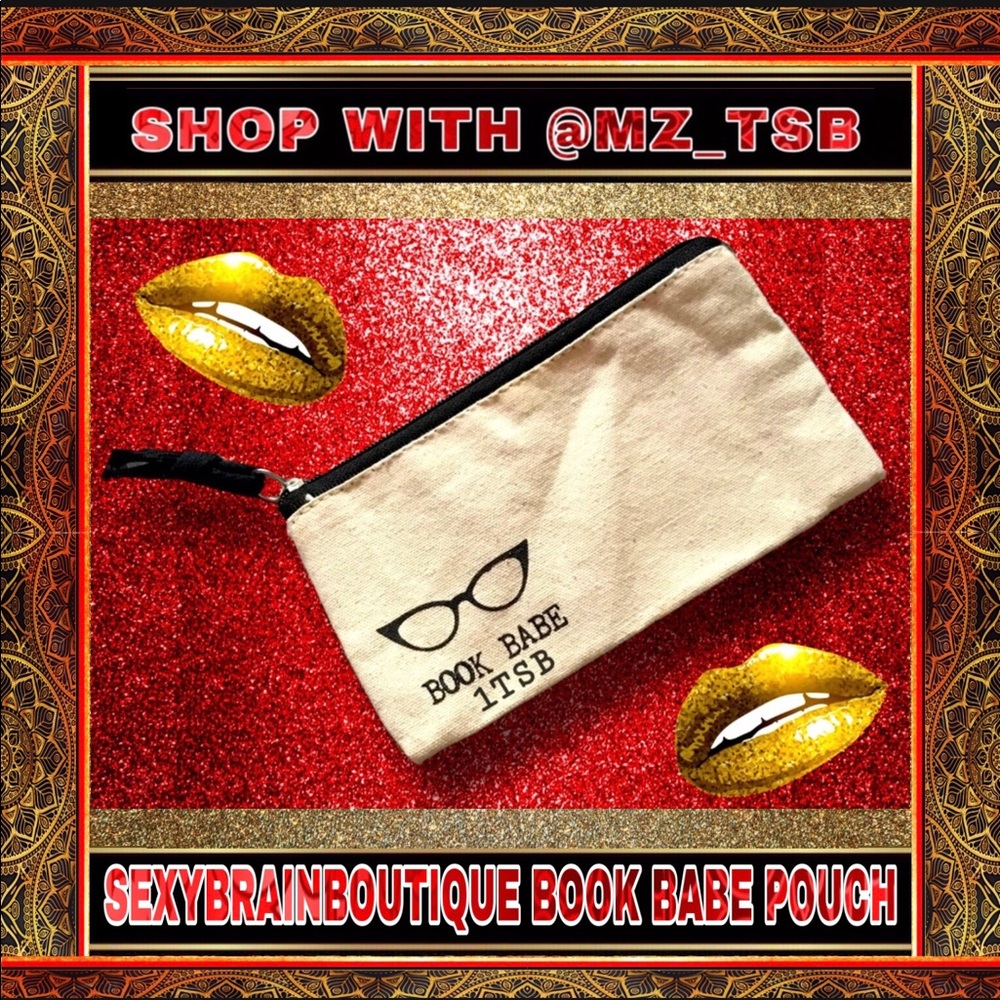 SEXYBRAINBOUTIQUE BOOK BABE POUCH ADVERTISEMENT